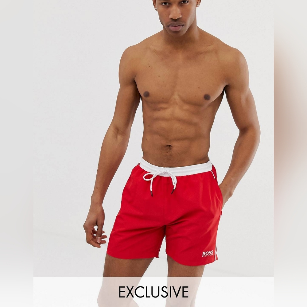 BOSS Star Fish swim shorts